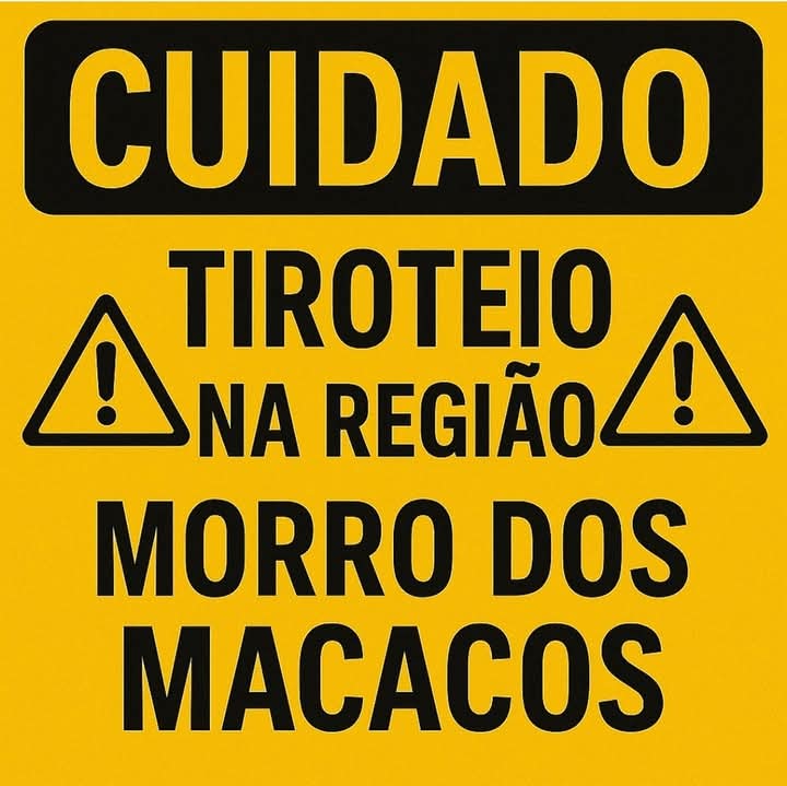 Mais uma noite de guerra no Morro dos Macacos. População não aguenta mais