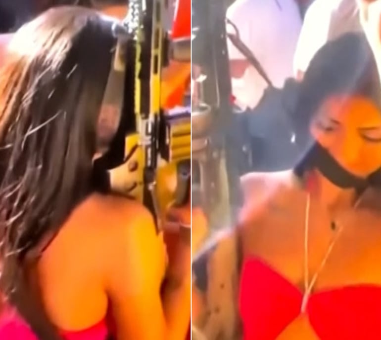 Traficantes paraenses foram presas em Cabo Frio. Uma delas foi filmada com fuzil em baile funk na Penha (CV)