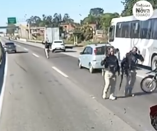 PRF foi atacada na Via Dutra