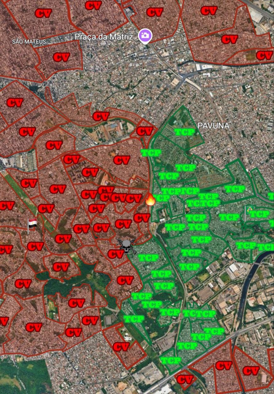 Traficantes do  Jardim América (CV) avançam próximo da área de Peixão (TCP) e tentam formar complexo