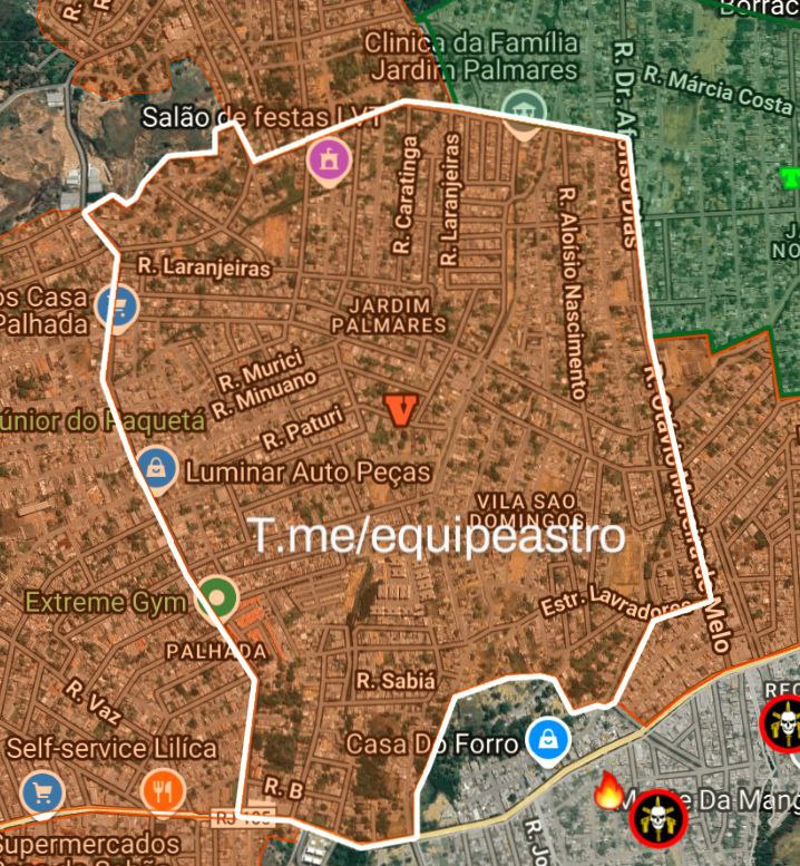 Boato de toque de recolher da milícia em Nova Iguaçu por conta de ameaça de invasão do CV