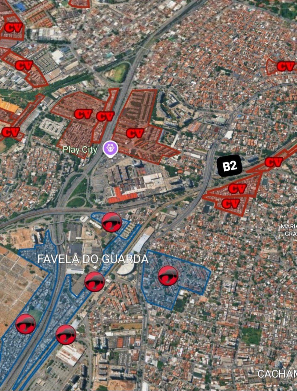 Relatos de que traficantes do CV atacaram área da milícia em Del Castilho e houve mortes