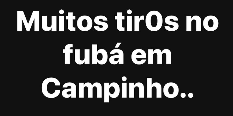 Madrugada de guerra no Fubá e Campinho. Traficantes trocaram farpas nas redes sociais