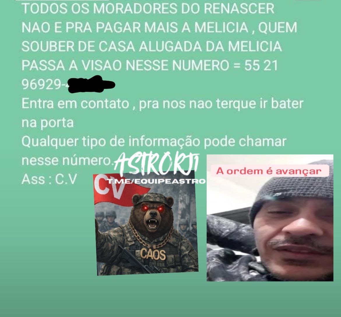 CV pode ter tomado mais uma área da milícia em Jacarepaguá