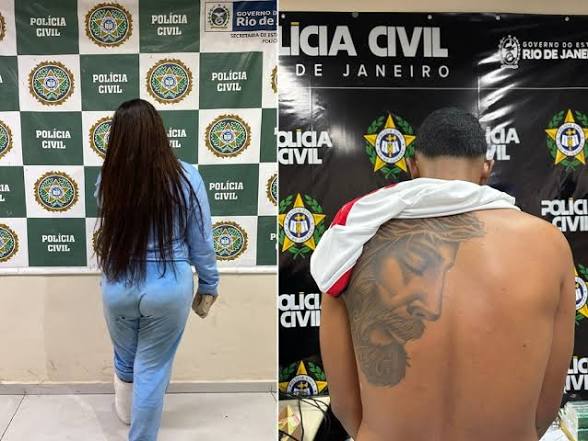Traficante do TCP presa com o filho em Cabo Frio ameaçou picotar casal por suspeitar que morasse em favela rival. Vítimas fugiram e mulher foi baleada na orelha