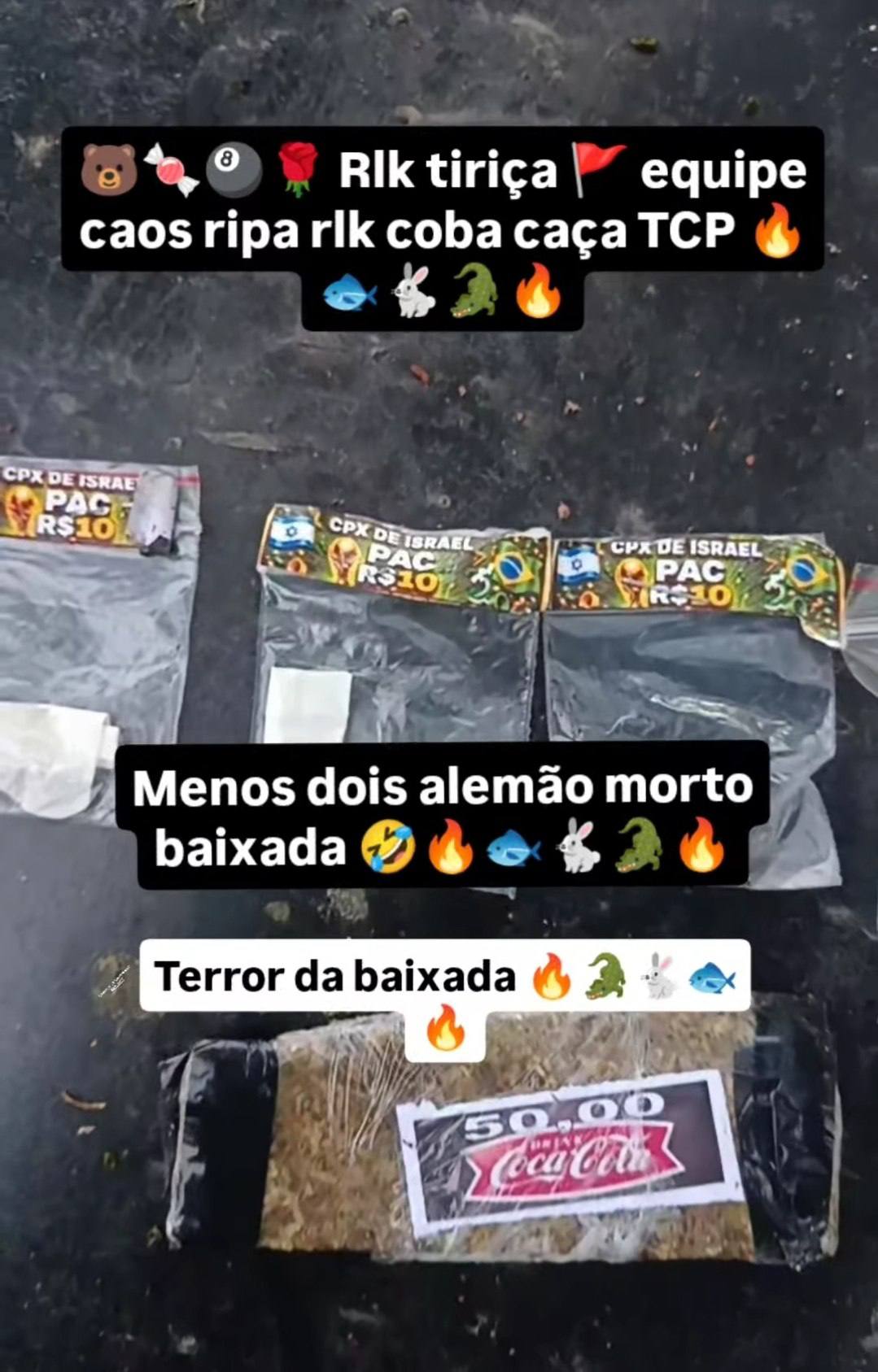 Traficante Peixão (TCP) fica acuado entre ofensiva da PM no Complexo de Israel e ataques do CV na Baixada mas reage com violência