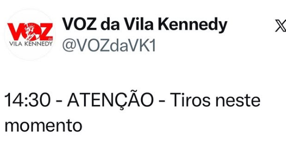 TCP responde o CV por invasão em Bangu e ataca Vila Kennedy em pleno domingo. “Não temos mais paz neste lugar”